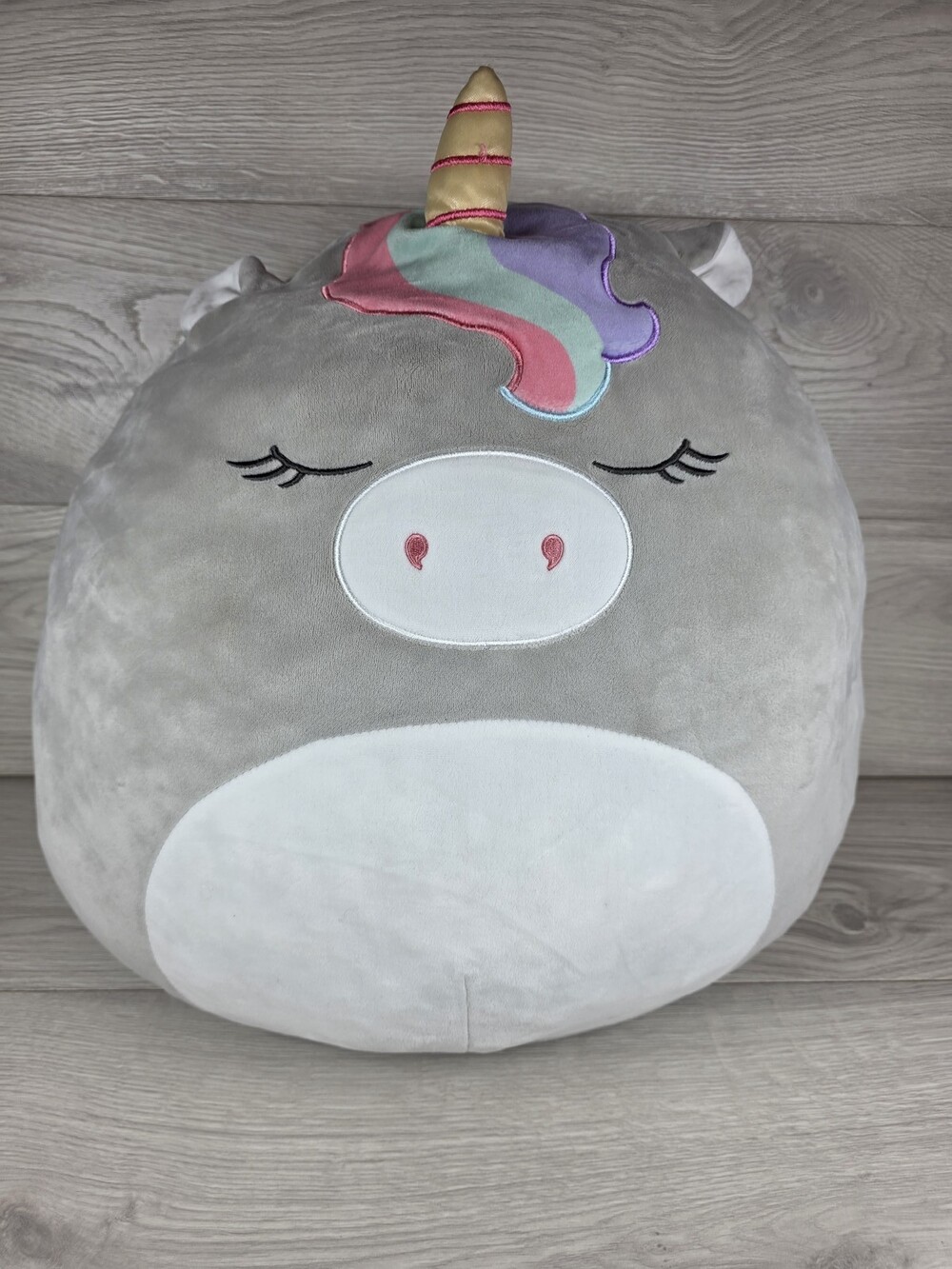 Squishmallows Plush Unicorn Pillow 16" Pastel Kawaii SU38